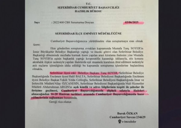 Başsavcılık açıkladı! Tunç Soyer ifadeye çağrıldı fakat gitmedi